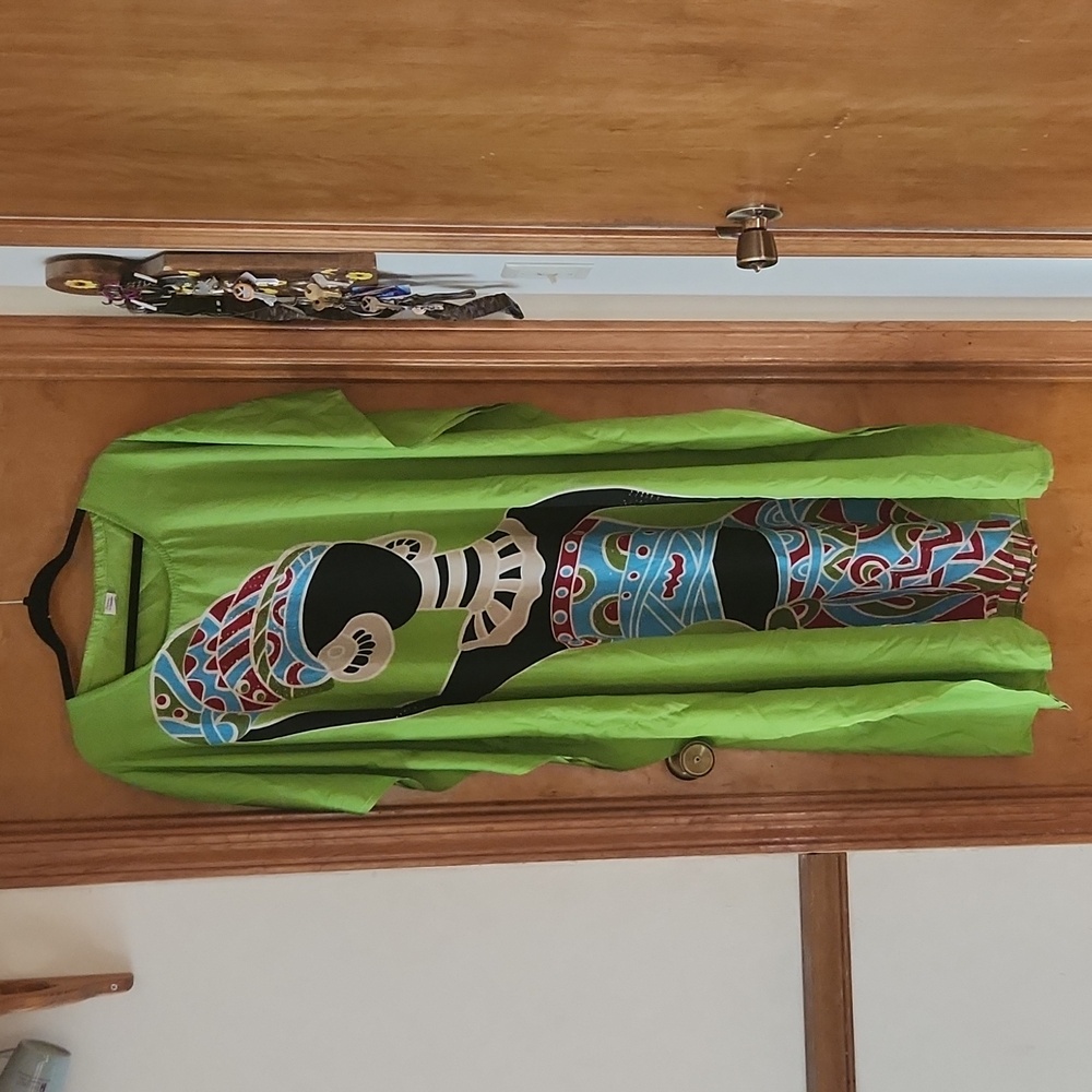 Multi color kaftan dress